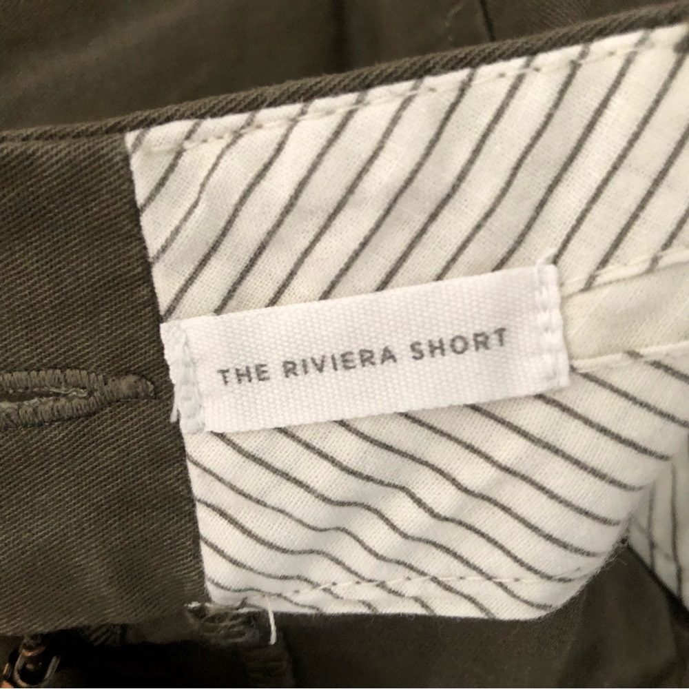 LOFT Olive Green The Riviera 6” Cotton Short - Picture 6 of 11